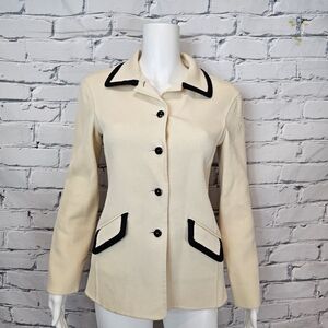 Oscar De La Renta Vintage Cream Jacket